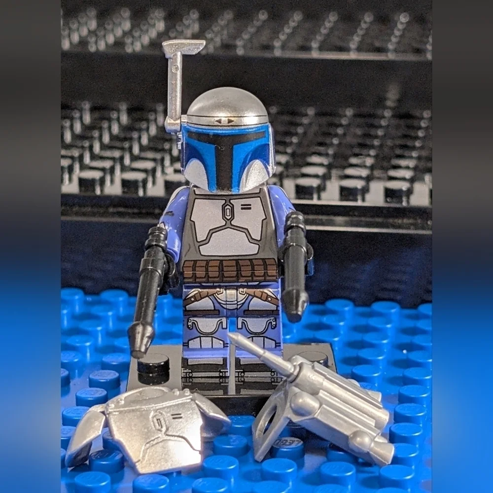 2 Minifigures- Star Wars Jango Fett Building Block Action Figure Clone Wars